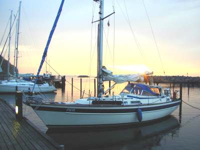 Palve im Hafen von Lohme